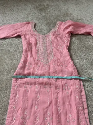 Light pink Indian/Pakistani Dress (suit) thumbnail 6