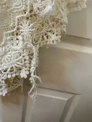 Jen's Pirate Booty Everlasting Backless White Lace Mini Dress thumbnail 7