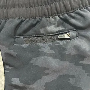 Vuori Camo Athletic Running Shorts Black Gray Drawstring Size Small Performance thumbnail 11