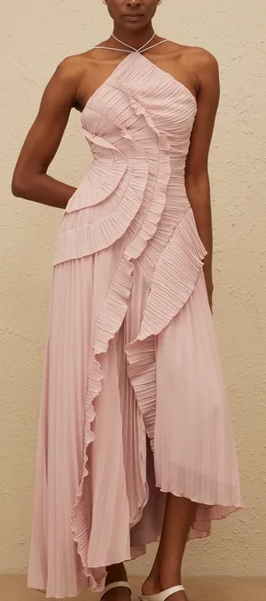 Purple Maxi Dress Pink thumbnail 1