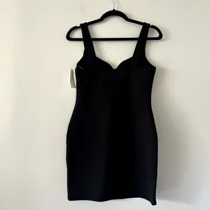 Abercrombie & Fitch Black Sweetheart Athletic Bodycon Mini Dress NWT Size S thumbnail 3