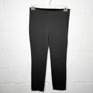 Quince Women's Charcoal Gray Ultra-Stretch Ponte Skinny‎ Pants Size Small thumbnail 2