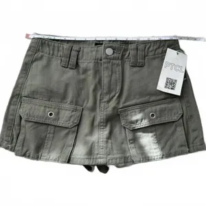 PTCL Cargo Pocket Mini Skort NWT Olive Green Size 26 thumbnail 3