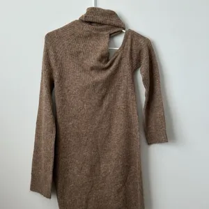 Camila Coelho Emelia in Beige Wool Blend Mini Sweater Dress Size: S thumbnail 5