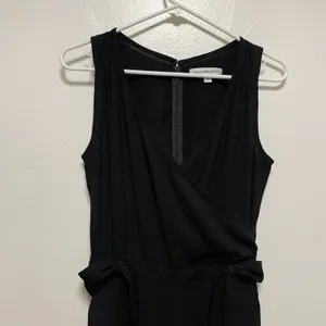 Abercrombie & Fitch Black V- Neck Sleeveless Jumpsuit thumbnail 2