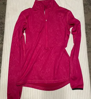 Nike Pro Dri-FIT Pink Snake Print 1/4 Zip Pullover Women's Small Top thumbnail 1