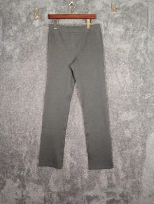 Quince Pull On Ponte Stretchy Office Work Business Gray Womens Pants Size Small thumbnail 3