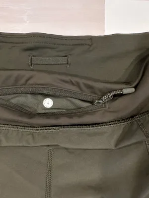 lululemon speed short 2.5” dark olive green 4 W7578S thumbnail 5