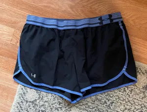 Under Armour Black & Blue Shorts thumbnail 1