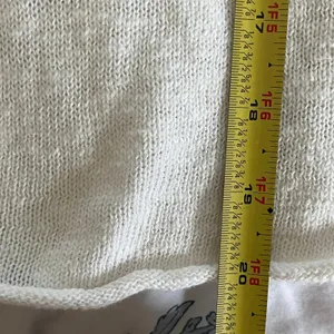 Velvet‎ Torie Linen Cotton Polo Knit Top Moon White Women Medium thumbnail 6