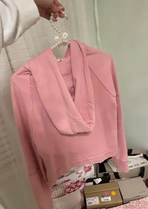 Loveshackfancy Pink Hoodie thumbnail 4