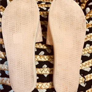 Michael Kors MK Signature Logo Print Wade Slide sandals in pink thumbnail 10