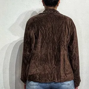 Don't Mess With Texas Brown Vintage Western Jacket Sz XL thumbnail 9