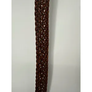 Rolfs Braided Belt Womens‎ Large Brown Faux Leather Woven Boho Classic Casual thumbnail 8