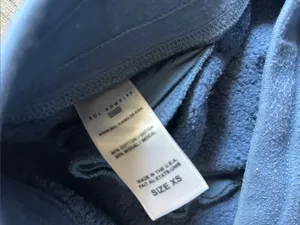 Sol Angeles Blue Jogger Sweatpants with White Stripe Detail thumbnail 4