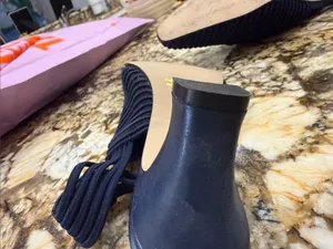 Women’s Navy Woven Slip-On Shoes thumbnail 8