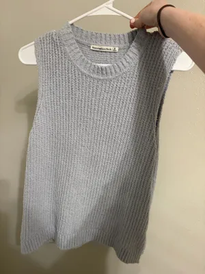 Abercrombie textural crew sweater shell tank thumbnail 4