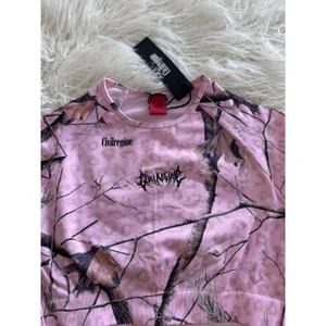 Civil Regime Concrete Forest Seamless Top Baby Pink Real Leopard Camo XL thumbnail 3