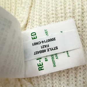 NEW J crew ribbed cotton cashmere relaxed turtleneck sweater in ivory Size M thumbnail 11