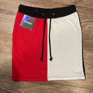 Missguided Women’s Colorblock Red, White & Blue Block Tie Waist mini skirt Relaxed Fit thumbnail 3