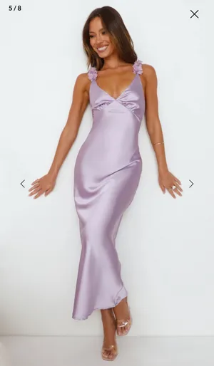 Parties In Spring Hello Molly Satin Maxi Dress thumbnail 6