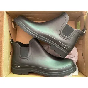 Matt & Nat Women's Size 10 Lane Shoe Rubber Ankle Welly Boots Black New in Box thumbnail 2