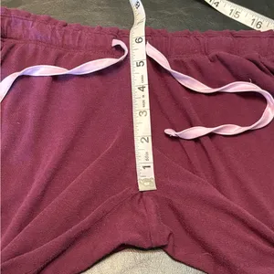 Victoria's Secret Burgundy Pajama Set size XS thumbnail 10