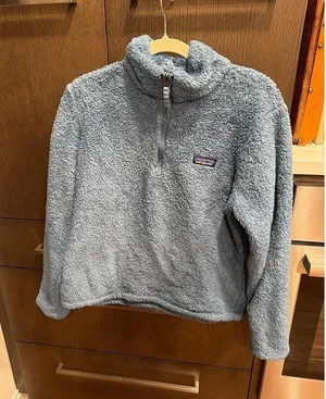 Patagonia‎ Women's Los Gatos 1/4-Zip Fleece blue women's medium thumbnail 1