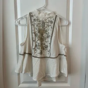 Free People Embroidered Shift Top thumbnail 2
