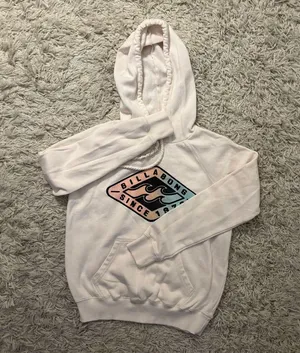 Billabong Off-White Hoodie with Logo Size S/P thumbnail 6