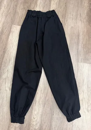 I.AM.GIA Jogger Pants Womens XS Black Elastic‎ Waist Cargo Streetwear Gorpcore thumbnail 1