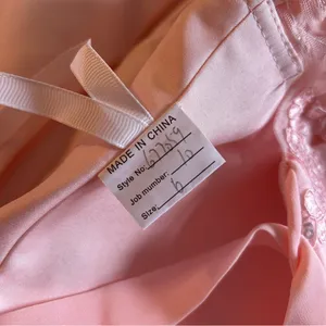 Light pink chiffon short sleeveMother of the Bride dress sequins appliqué size 6 thumbnail 6