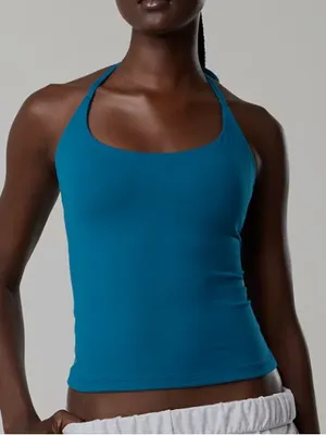 Aerie The Hugger Halter Top | Twilight Blue thumbnail 1