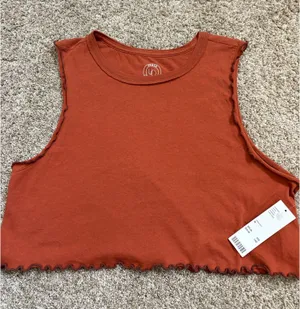 New Burnt Orange Urban Outfitters Tank Top thumbnail 1