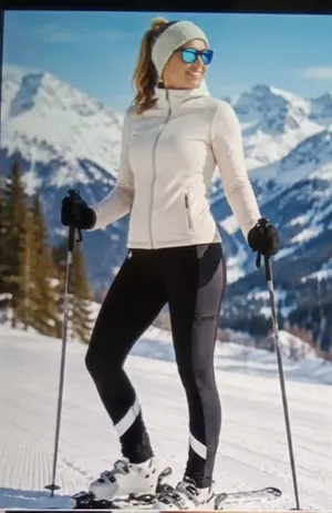 Smartwool Womens Merino Blend Sport Fleece Colorblock Tights Skii Gorpcore S thumbnail 1