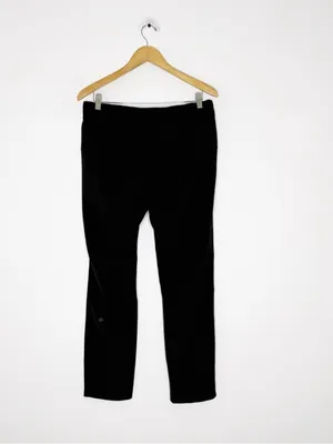 Lululemon On The Fly Pants Black Size 8 Drawstring Pull On Athleisure thumbnail 3