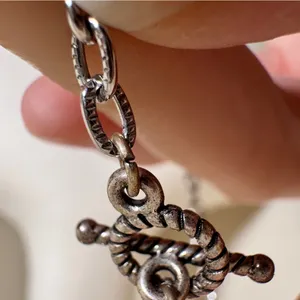 Silver Tone Charm Necklace Womens Jewelry Hearts Stars thumbnail 6