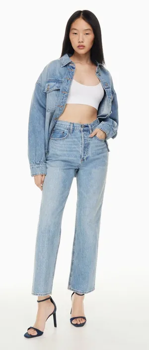 Aritzia Denim Forum The Joni High Rise Loose size 25 thumbnail 1