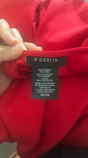 red dress Size 14 thumbnail 3
