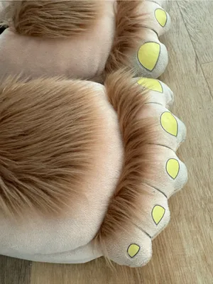 Thinkgeek retired hobbit slippers Tan Size 7.5 thumbnail 3