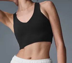 Alo Yoga Airbrush Real Bra Tank Black XS thumbnail 1