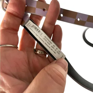 Target Checkered lavender brown belt‎ thumbnail 4
