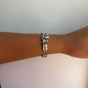 Silver Tone Furniture Themed Sliding Charm Bracelet thumbnail 2