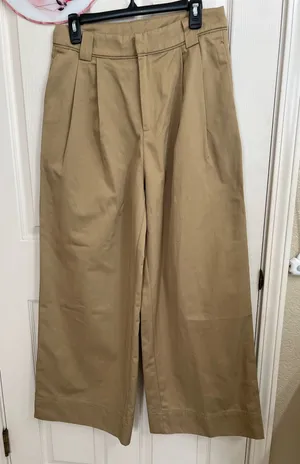 Commence women’s tan wide leg size L thumbnail 1