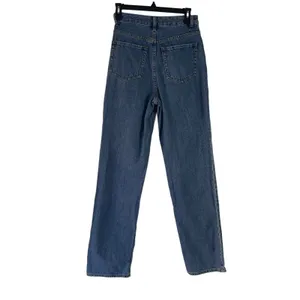 Pacsun Women's Size 26 Baggy Boyfriend Peace Sign High Rise Straight Jeans‎ thumbnail 5