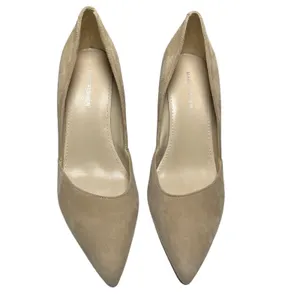 Marc Fisher Tan Suede‎ Pointed Toe D'Orsay Pumps Heels Size 9M thumbnail 2