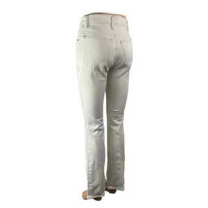 Abercrombie & Fitch The 70s Vintage Flare White High Rise Denim Jeans Size 24 thumbnail 2