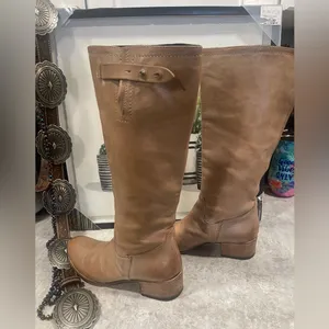 Women's Boots 5.5 High Knee Length Leather by Alberto Fermani thumbnail 4