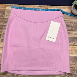 Lululemon Scuba High Rise Mini Skirt NWT Size Small (VITP) Pink LW8ALSS thumbnail 8