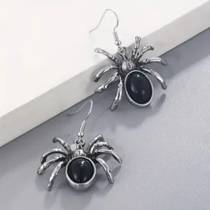 1 Pair Of Gothic Style Drop Earrings Horror Spider‎ Design thumbnail 12